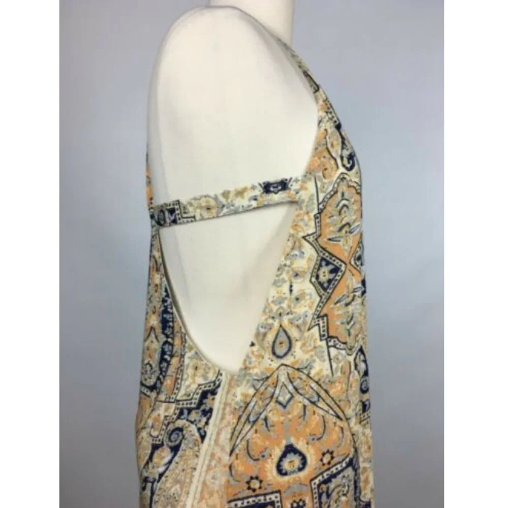 New Geometric Print Sleeveless Maxi Dress NWOT - Picture 5 of 6